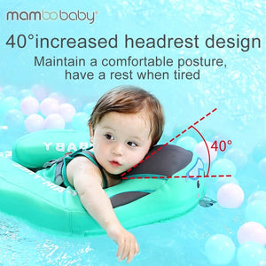 Mambobaby Solid Non-Inflatable Baby Waist Floating Swimming Ring